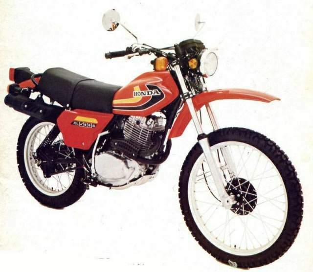 Honda motorcycle xl500 #4