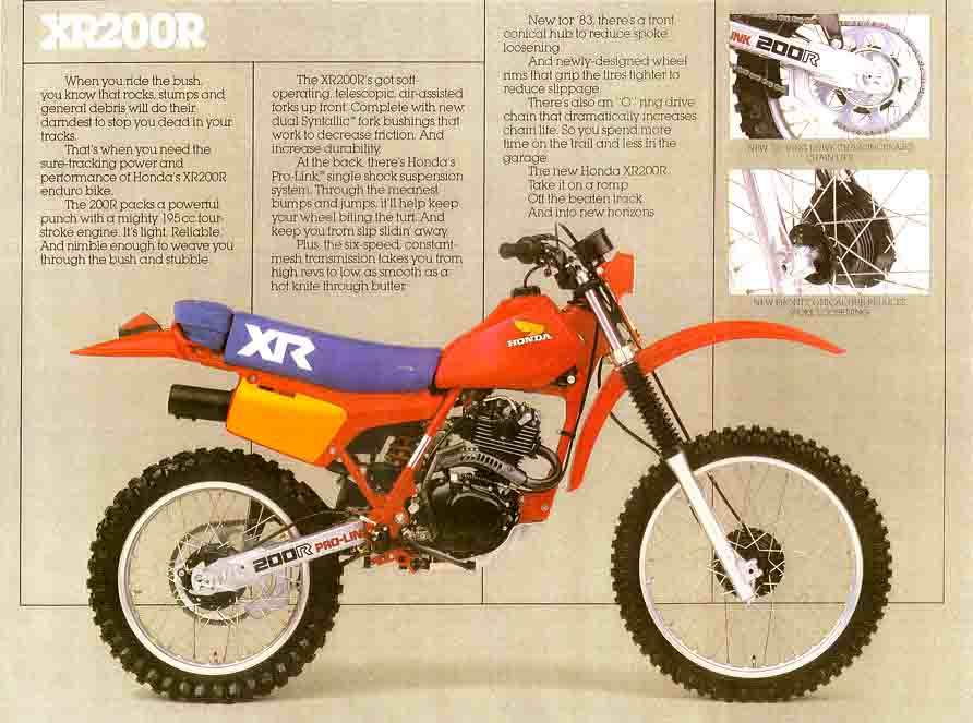 1983 Honda xr200 specifications #2