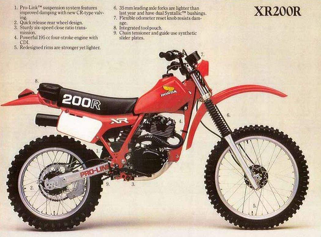 2001 Honda xr200r dirt bike #2
