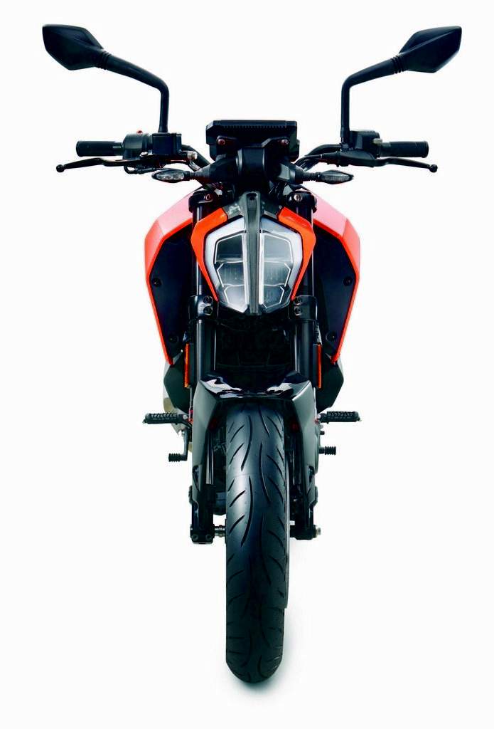 Additional LED headlights for motorcycle KTM Duke 125 - Long range
